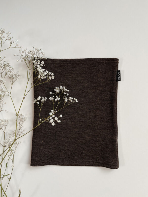 Merino wool tube scarf for children and adults
