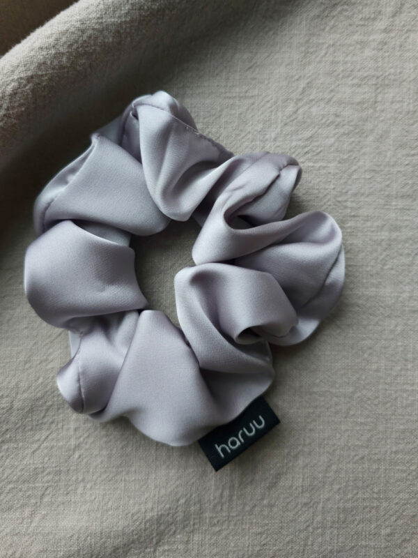 silk scrunchie, silk hair tie, Haruu, Estonian design