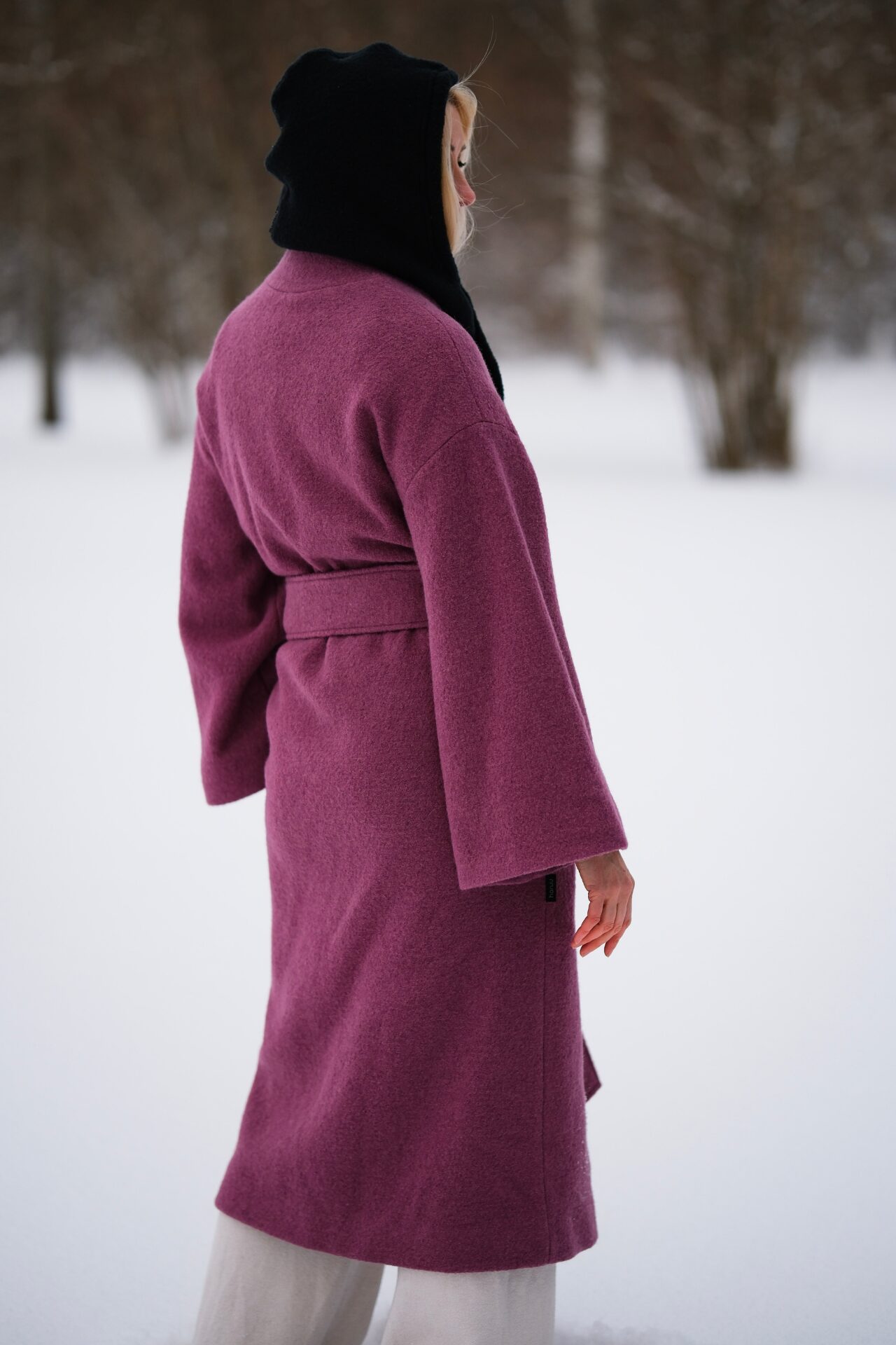 wool coat, warm coat, winter coat, woollen coat, Haruu, Estonian design
