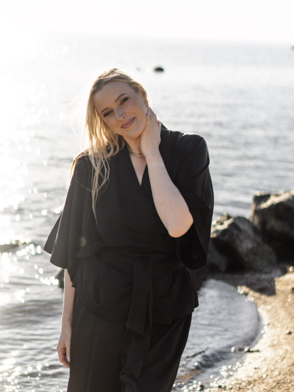 New York Fashion Week viscose kimono