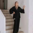 Merlin Miido, Haruu, kimono jacket, kimono, estonian disaign, kimono dress cotton products