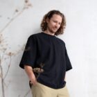 men’s shirt, men’s T-shirt, comfortable shirt, summer shirt for men, Haruu, linen clothing, comfortable clothing, travel clothing, Estonian design