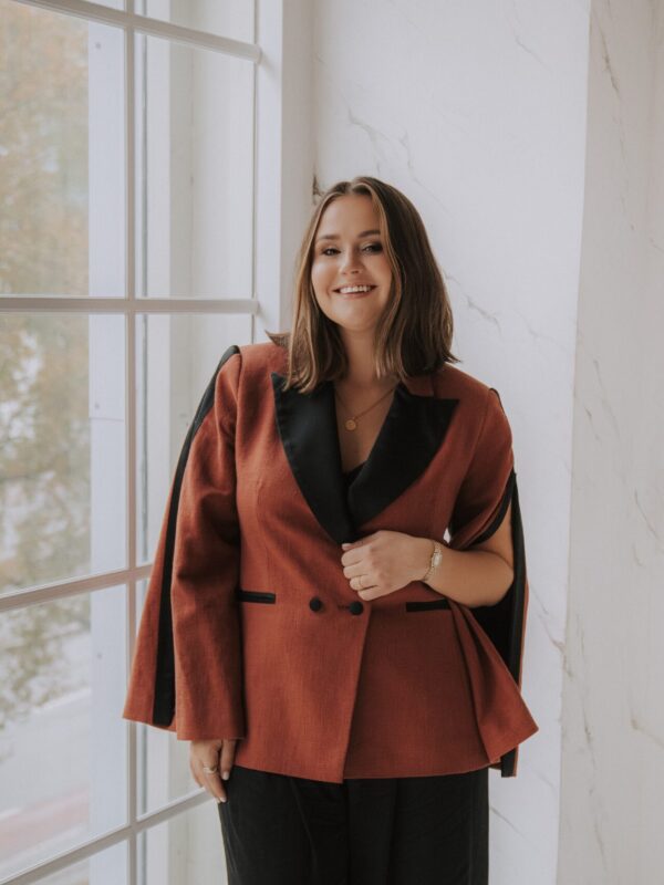 Blazer, office blazer, formal blazer, comfortable blazer, women’s blazer, Haruu Estonian design
