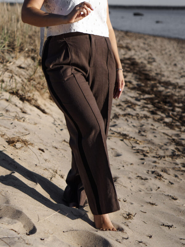 Linen full-lenght pants