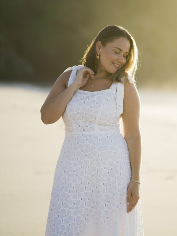 White summer dress