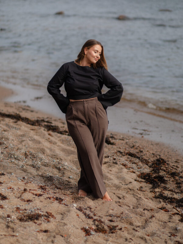 Linen full-lenght pants