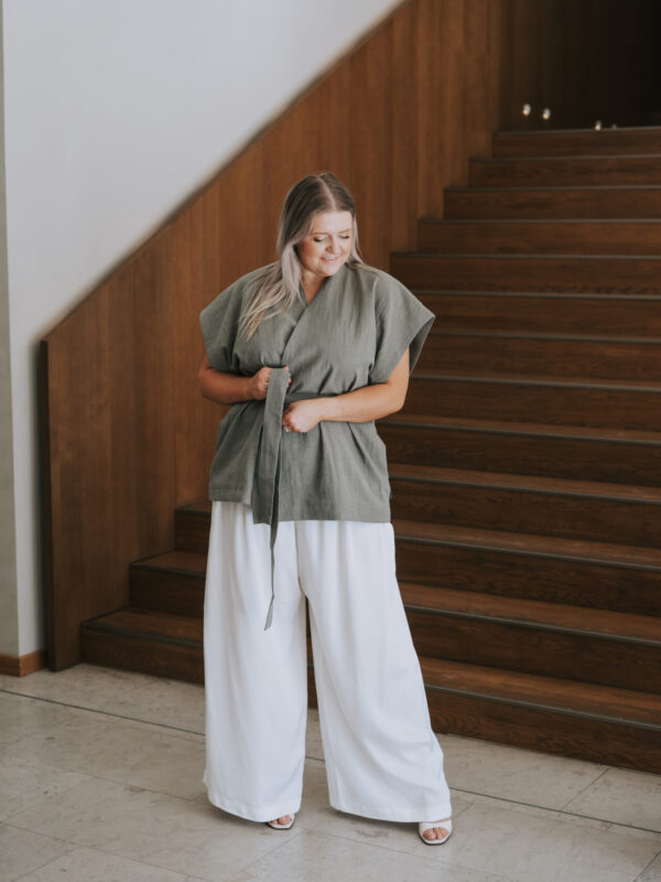 Short linen kimono (kopeeri)